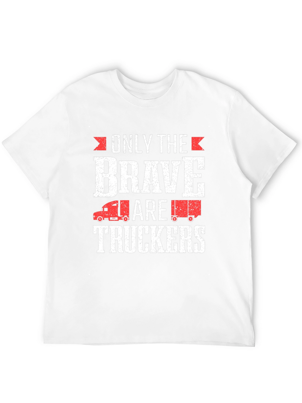 Brave Truckers Graphic Tee - Black