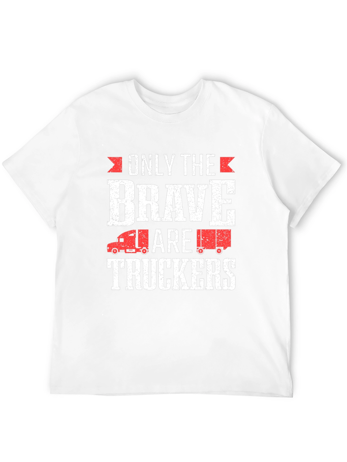 Brave Truckers Graphic Tee - Black