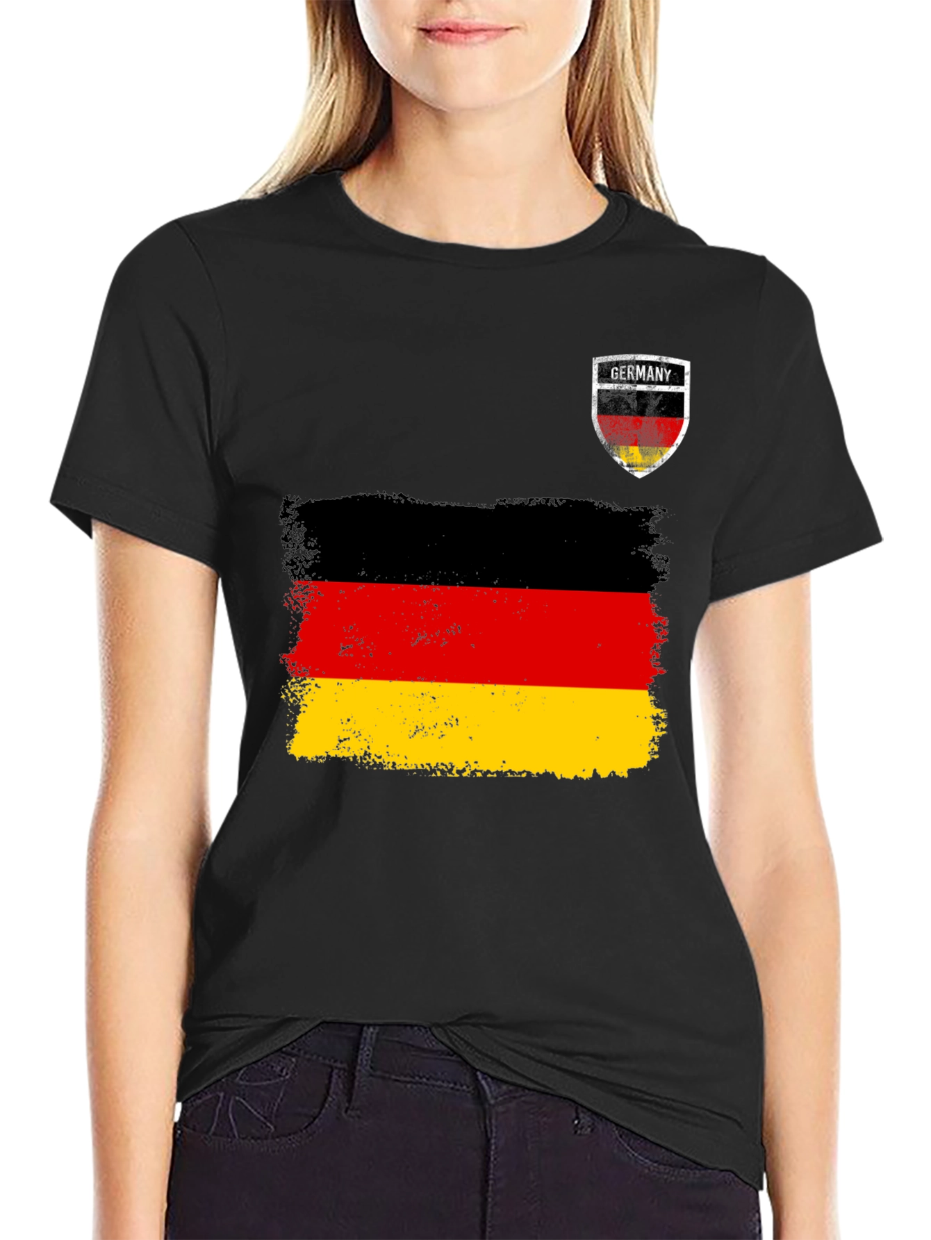 Germany Flag T-Shirt: Distressed Graphic Tee for German Pride