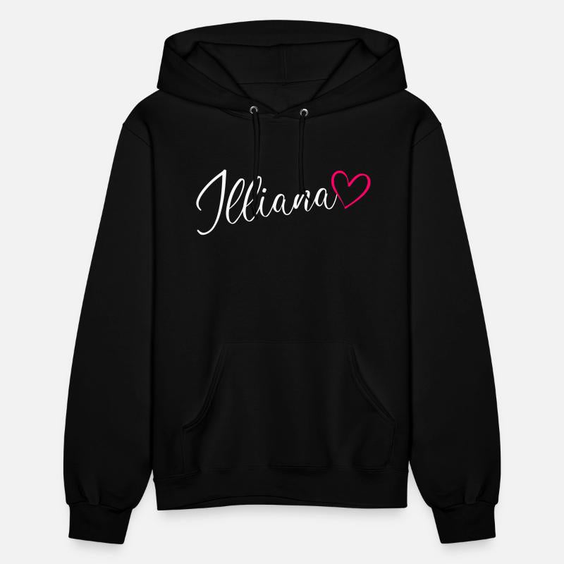 Illiana Name Pink Heart
