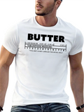 Butter Measurement T-Shirt: Tablespoon Conversion Chart Graphic Tee