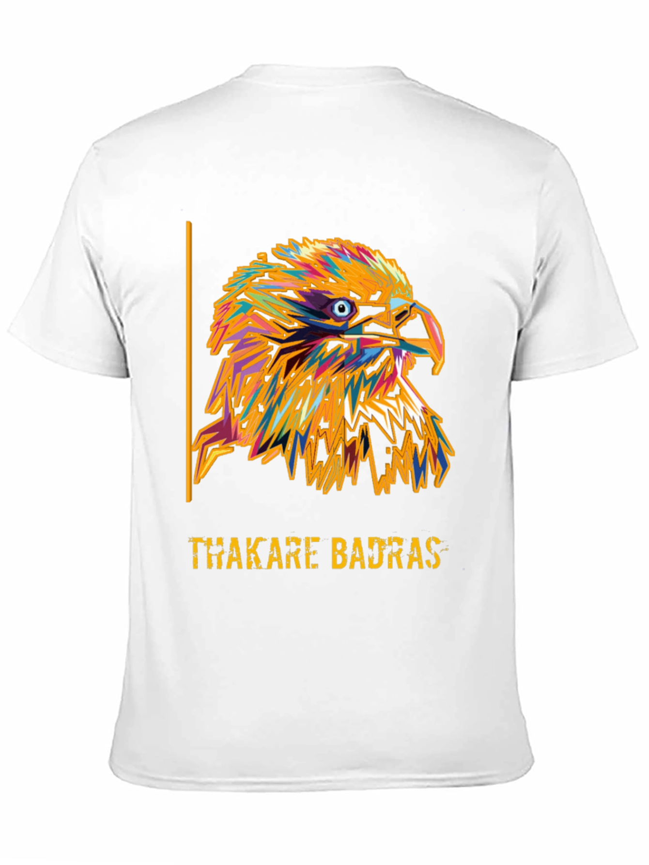Eagle Graphic Print Black T-Shirt