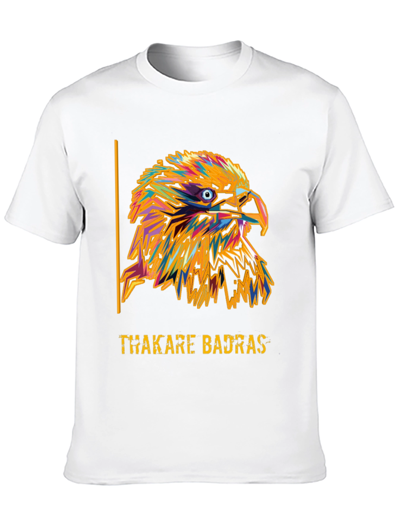 Eagle Graphic Print Black T-Shirt