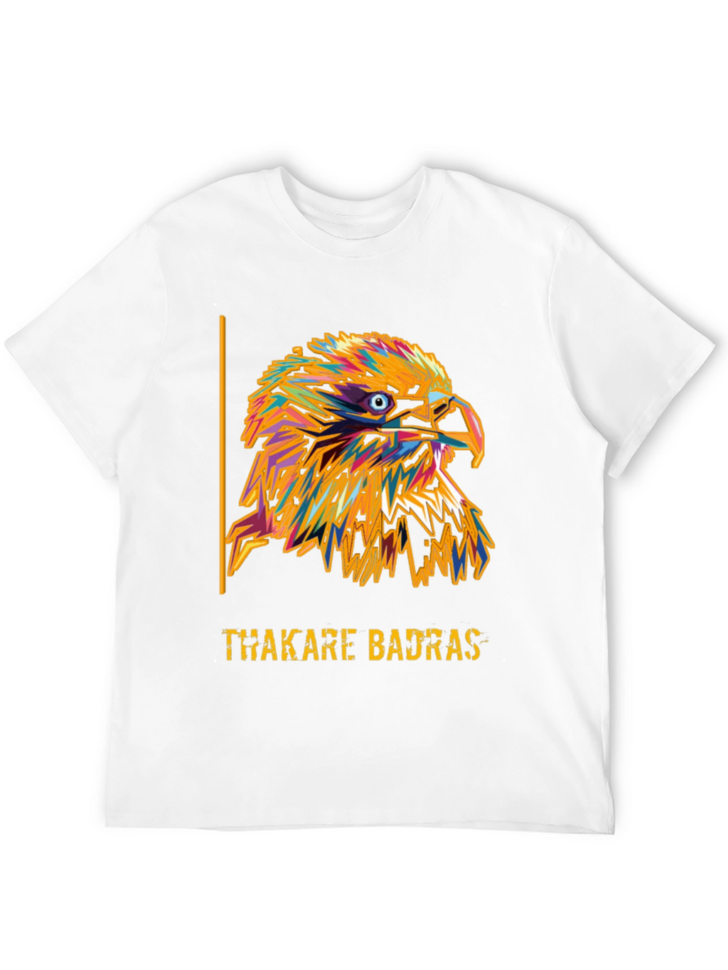 Eagle Graphic Print Black T-Shirt