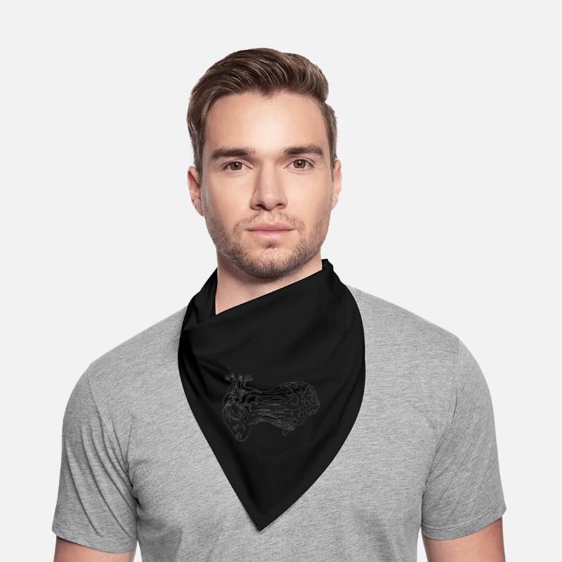 Intricate Brain Heart Line Art Design