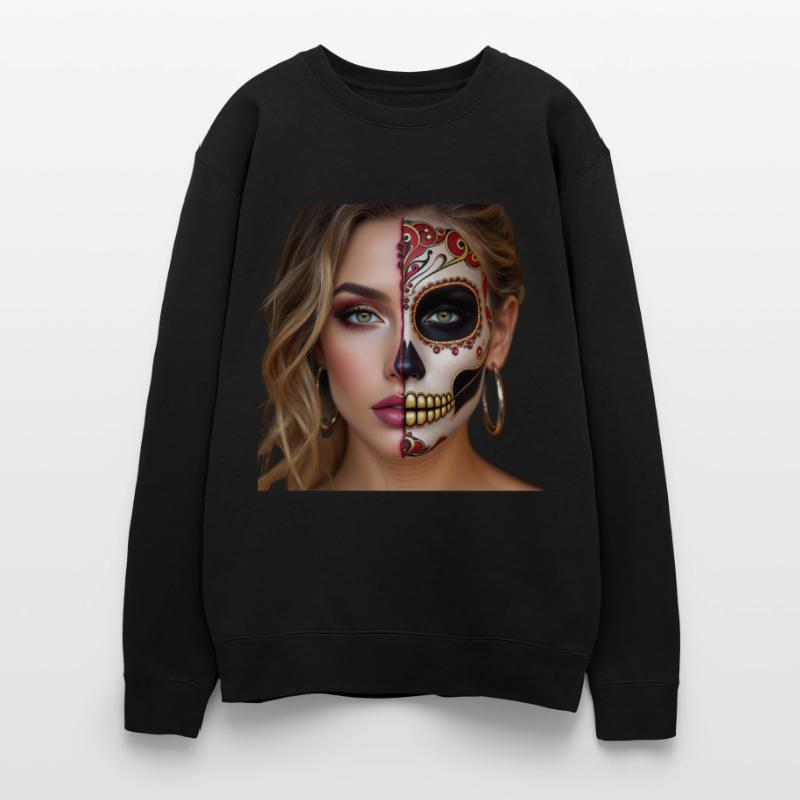 Intricate Sugar Skull Face Art