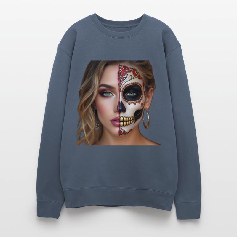 Intricate Sugar Skull Face Art