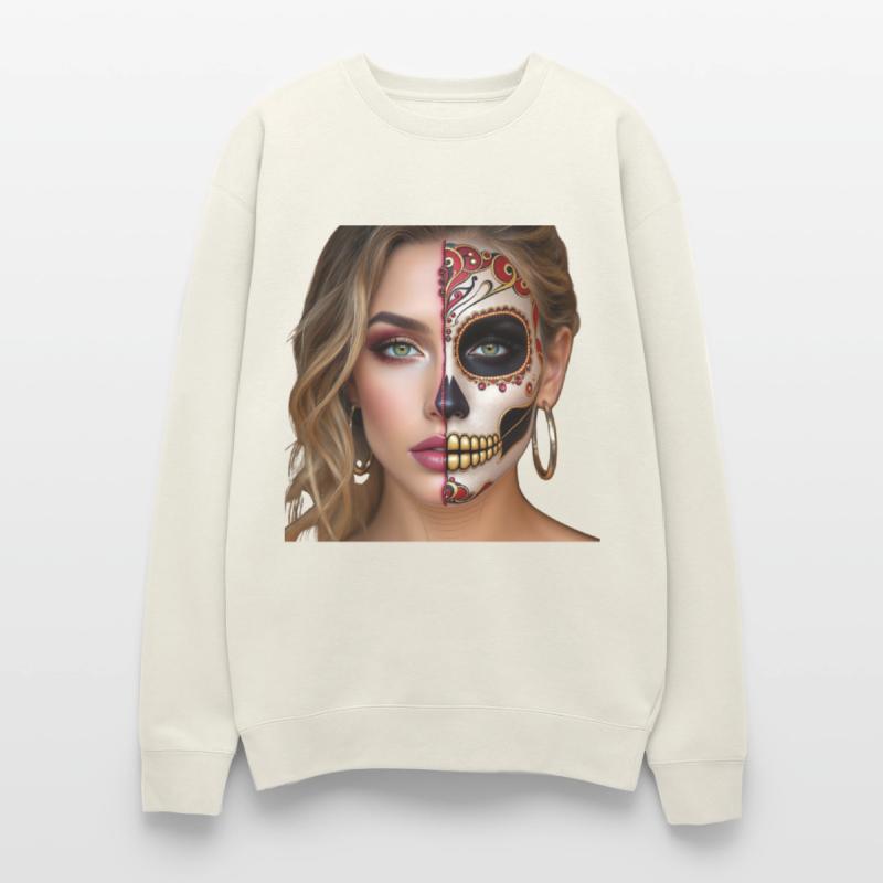 Intricate Sugar Skull Face Art