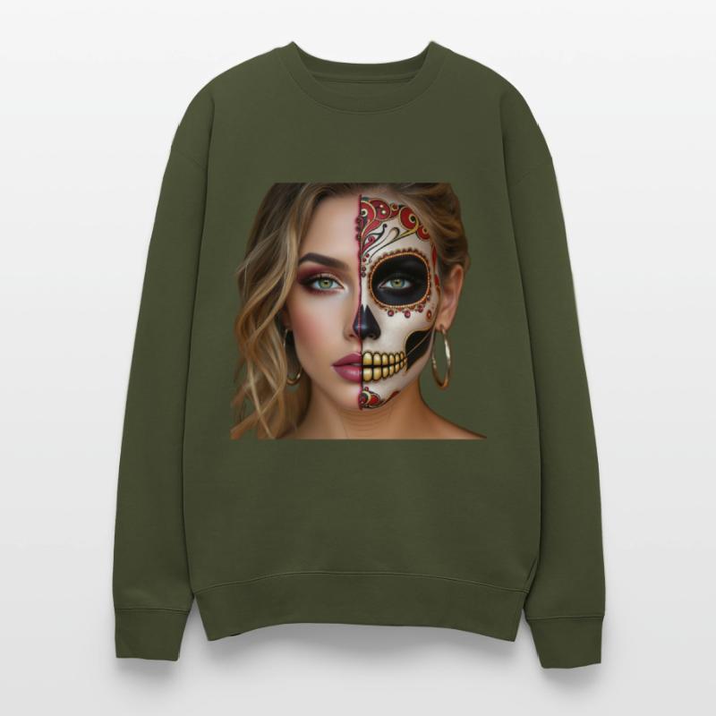 Intricate Sugar Skull Face Art