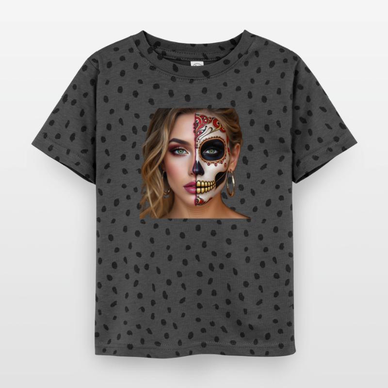 Intricate Sugar Skull Face Art