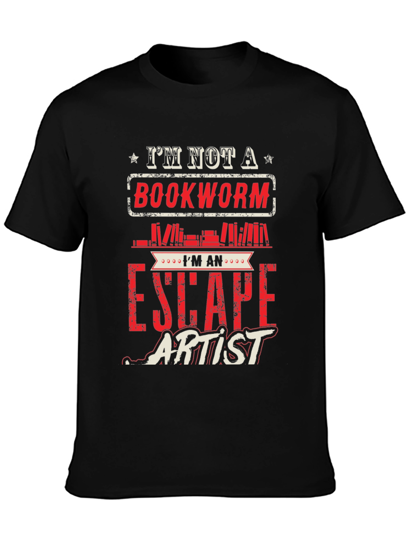 Bookworm Escape Artist Graphic Tee