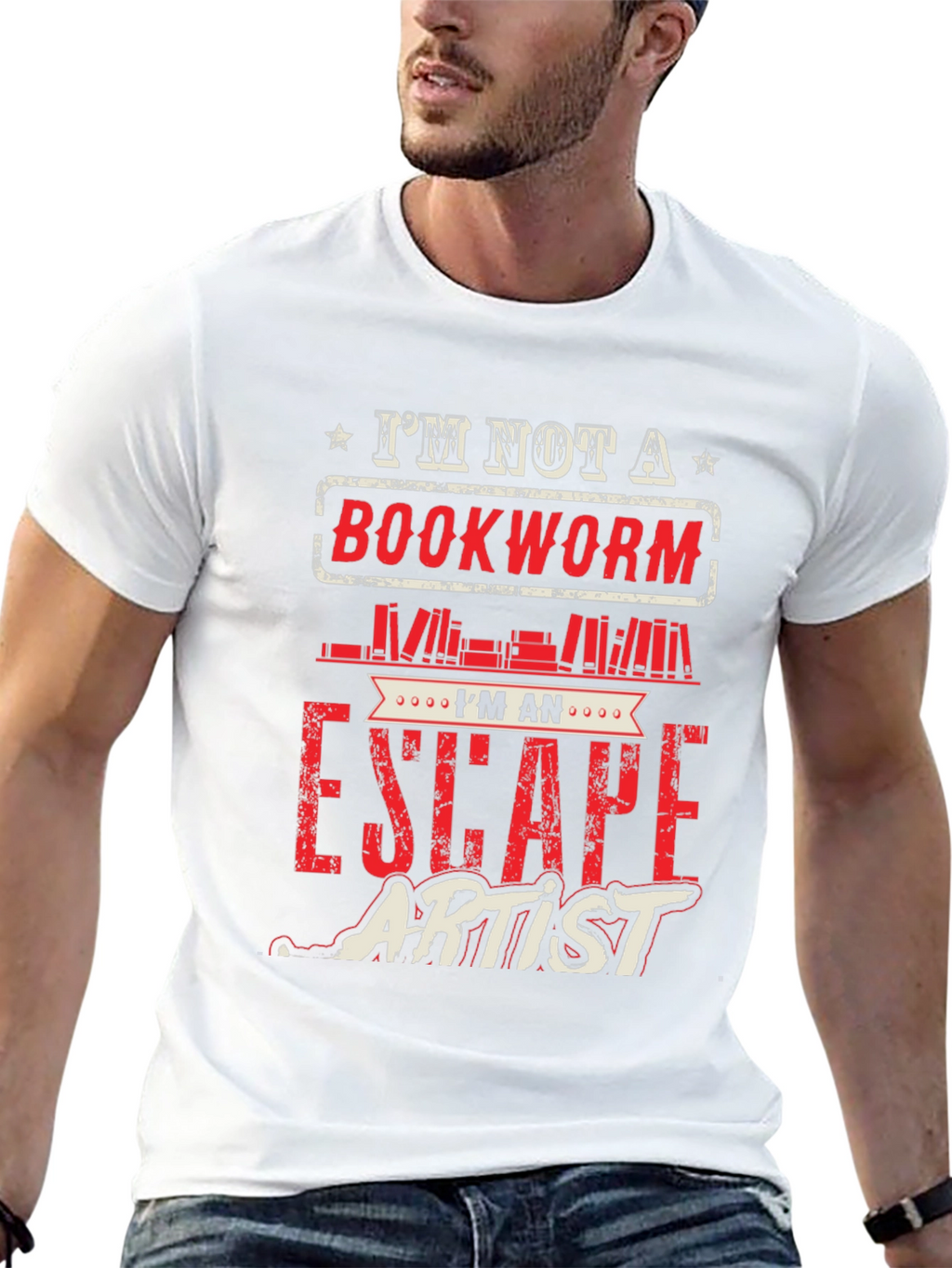 Bookworm Escape Artist Graphic Tee