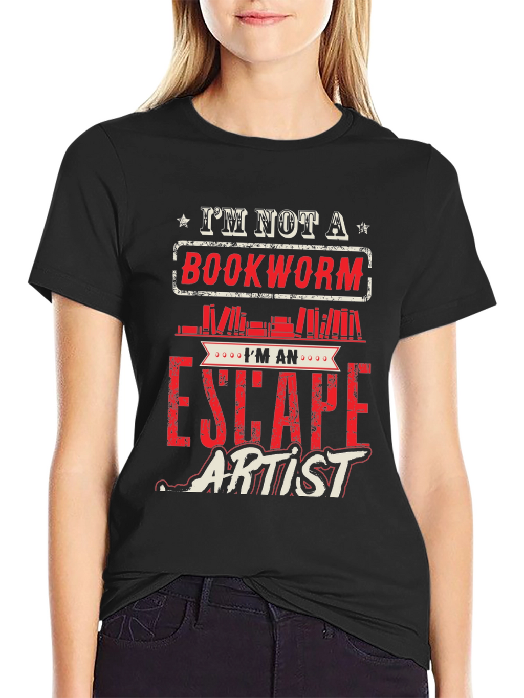 Bookworm Escape Artist Graphic Tee