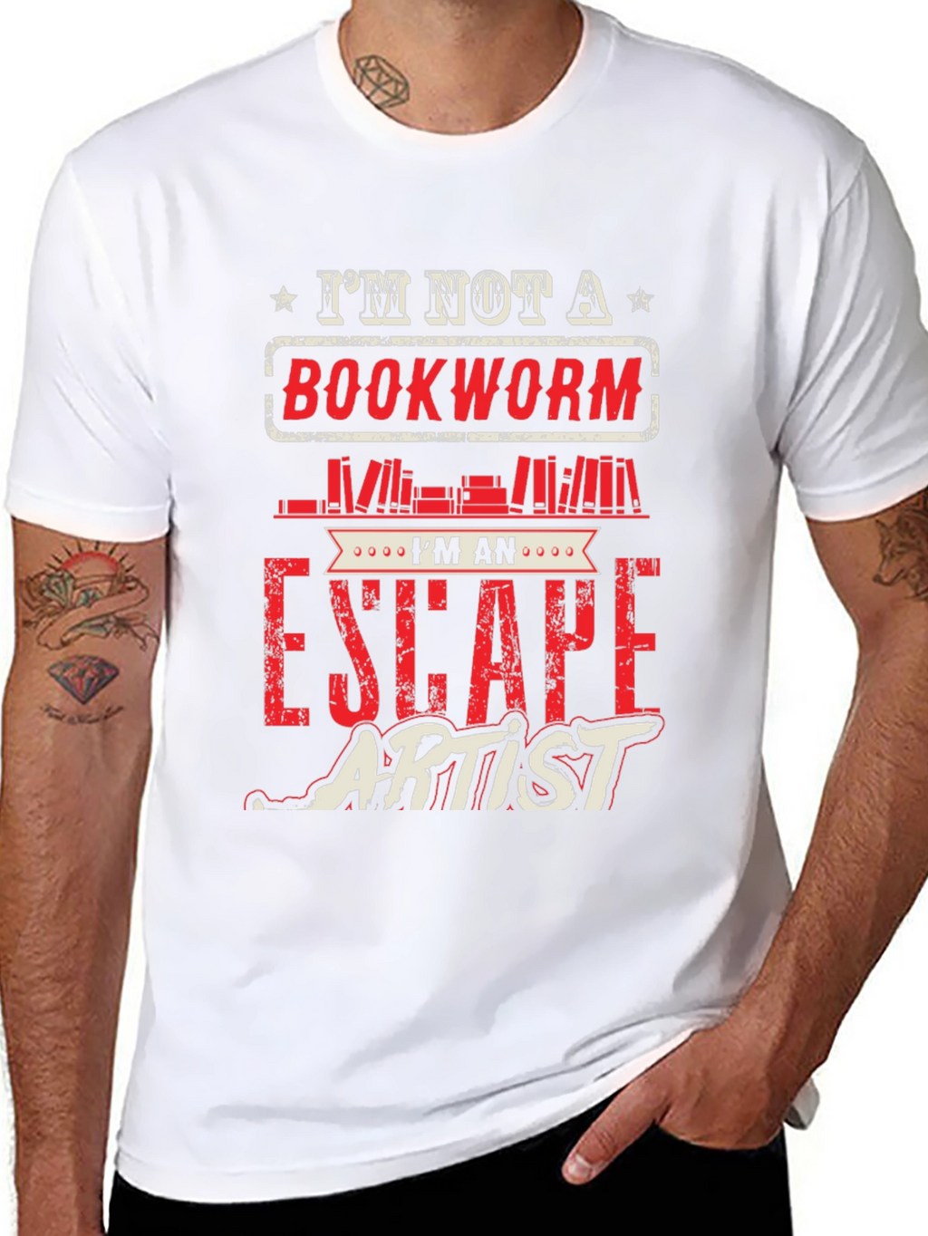 Bookworm Escape Artist Graphic Tee
