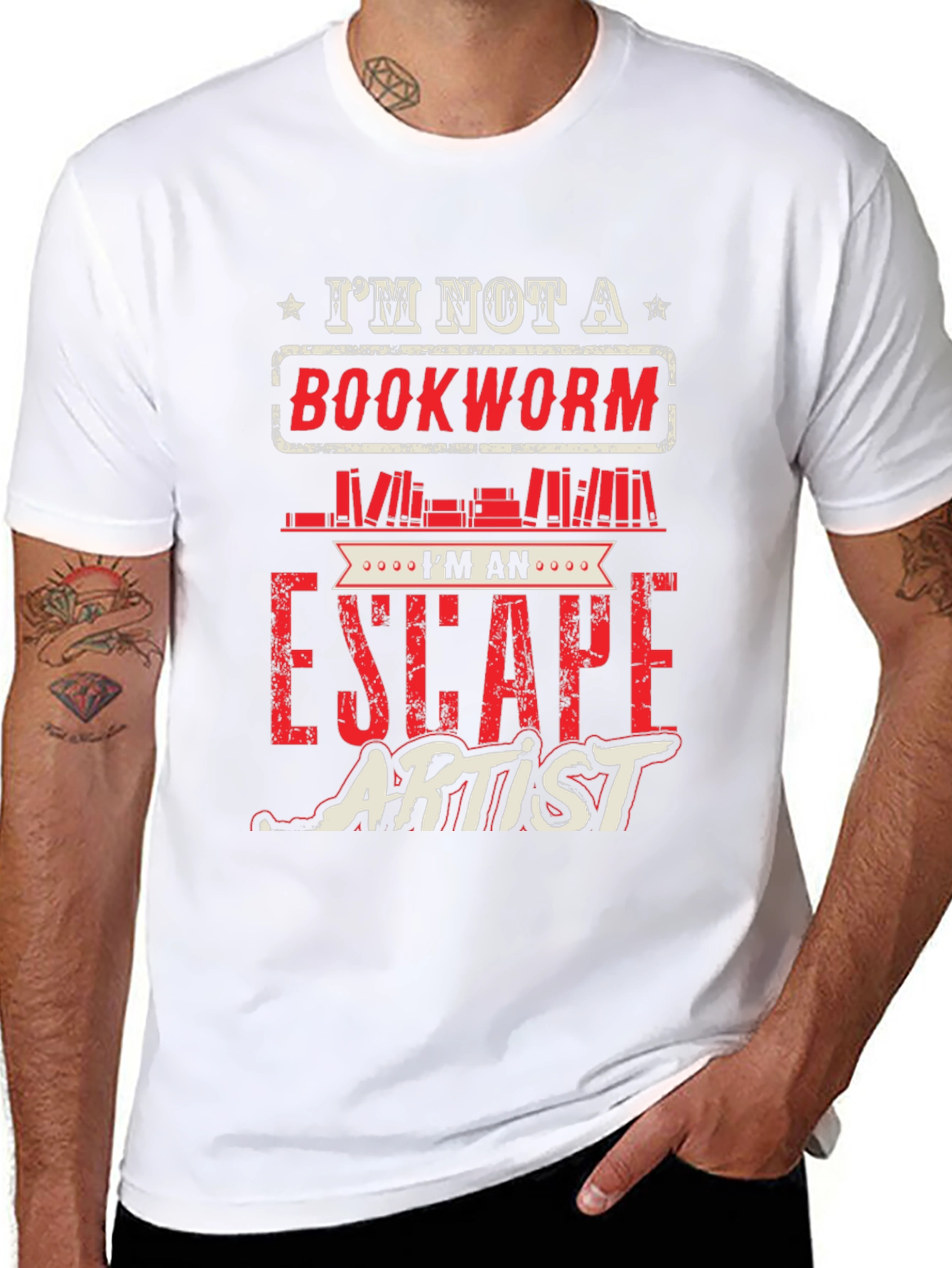 Bookworm Escape Artist Graphic Tee