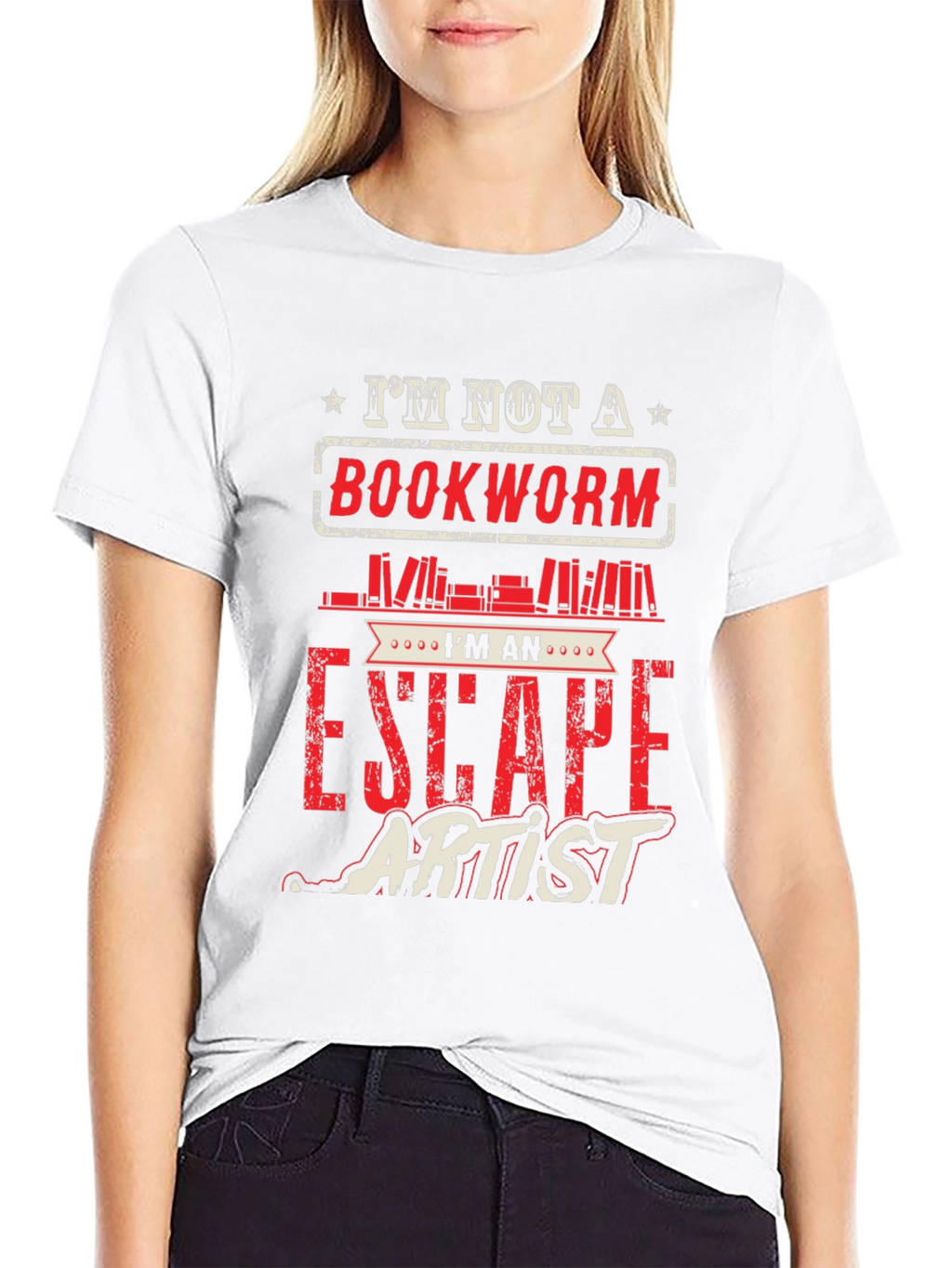 Bookworm Escape Artist Graphic Tee