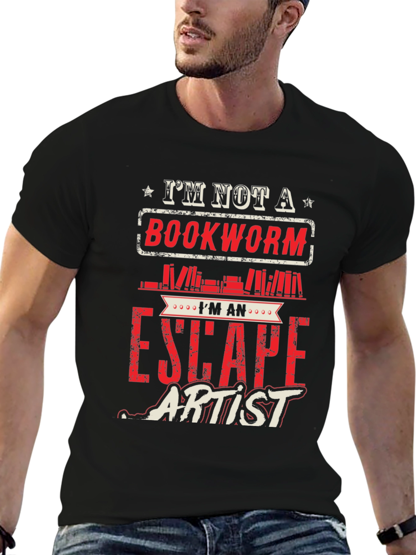 Bookworm Escape Artist Graphic Tee