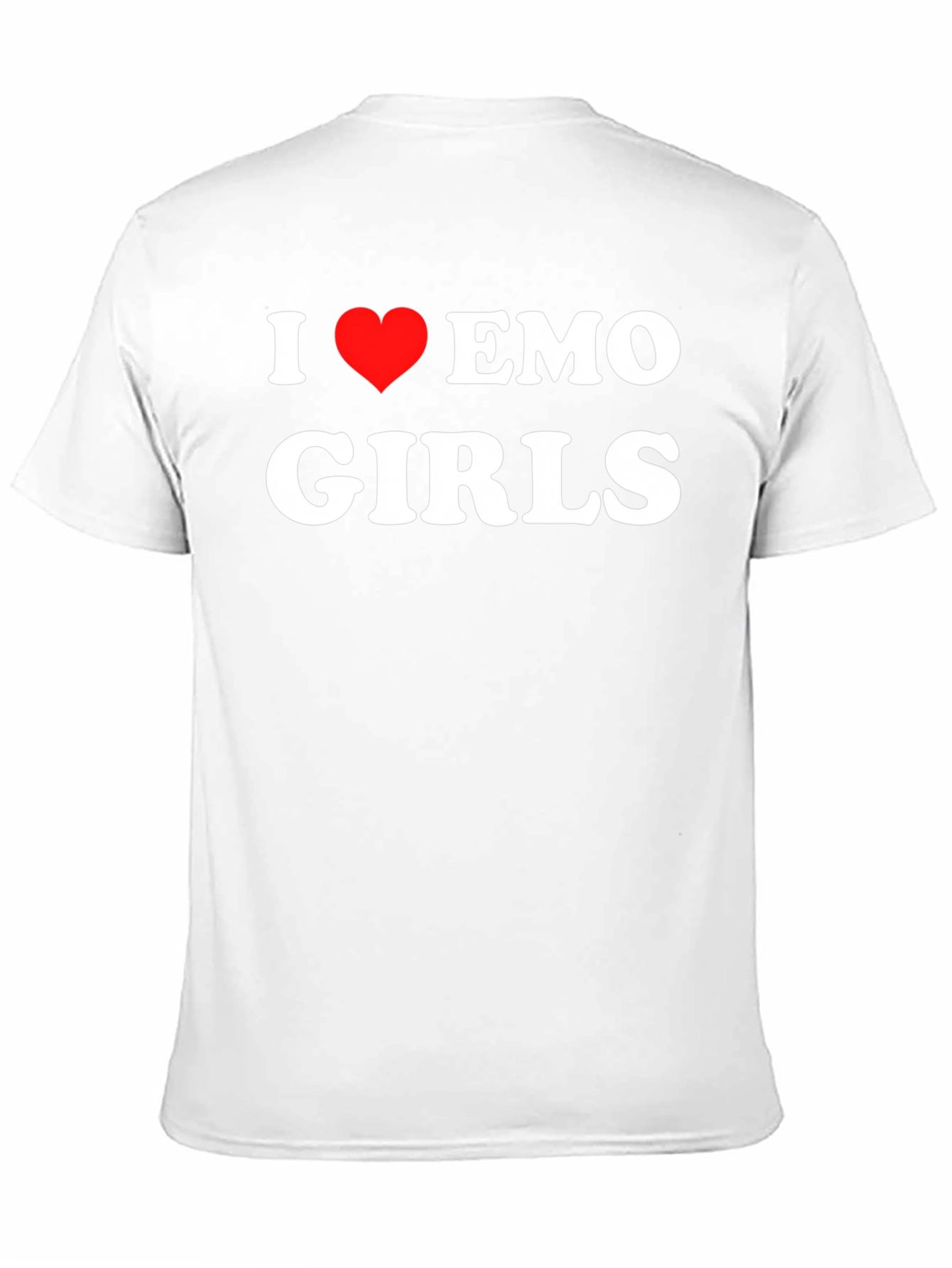 I Love Emo Girls T-Shirt - Bold Statement Tee