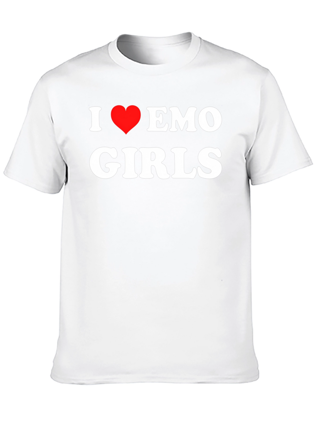 I Love Emo Girls T-Shirt - Bold Statement Tee