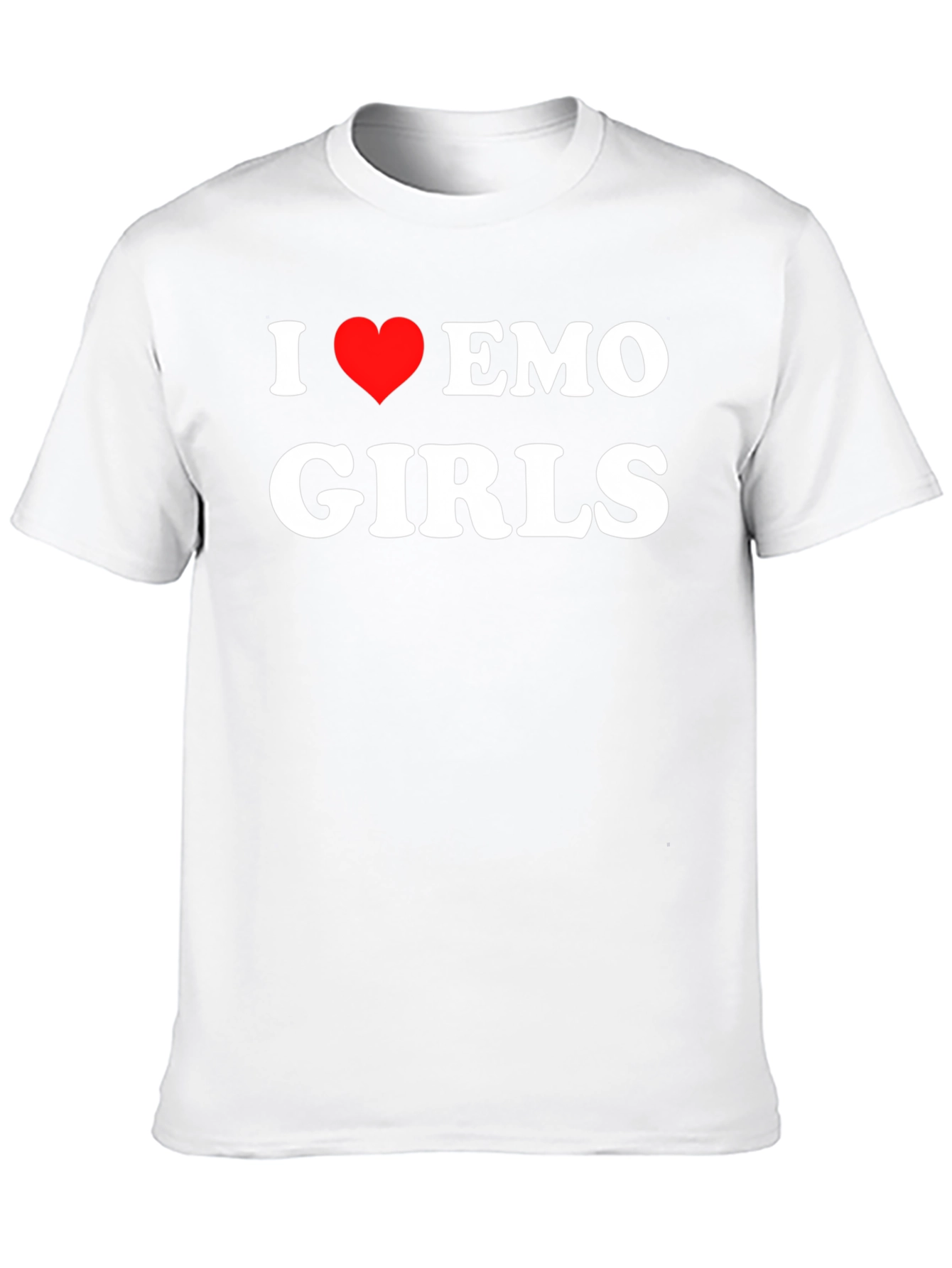 I Love Emo Girls T-Shirt - Bold Statement Tee