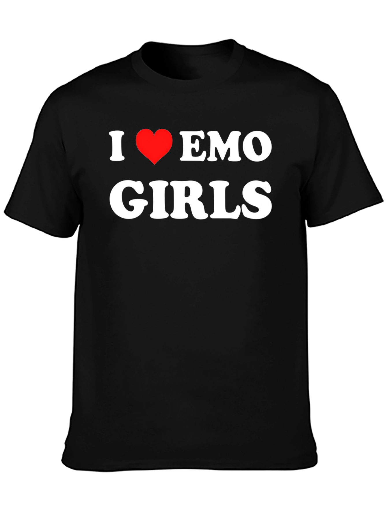 I Love Emo Girls T-Shirt - Bold Statement Tee