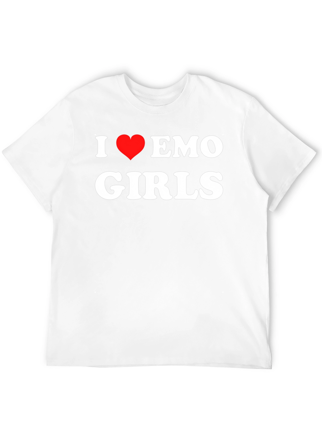 I Love Emo Girls T-Shirt - Bold Statement Tee