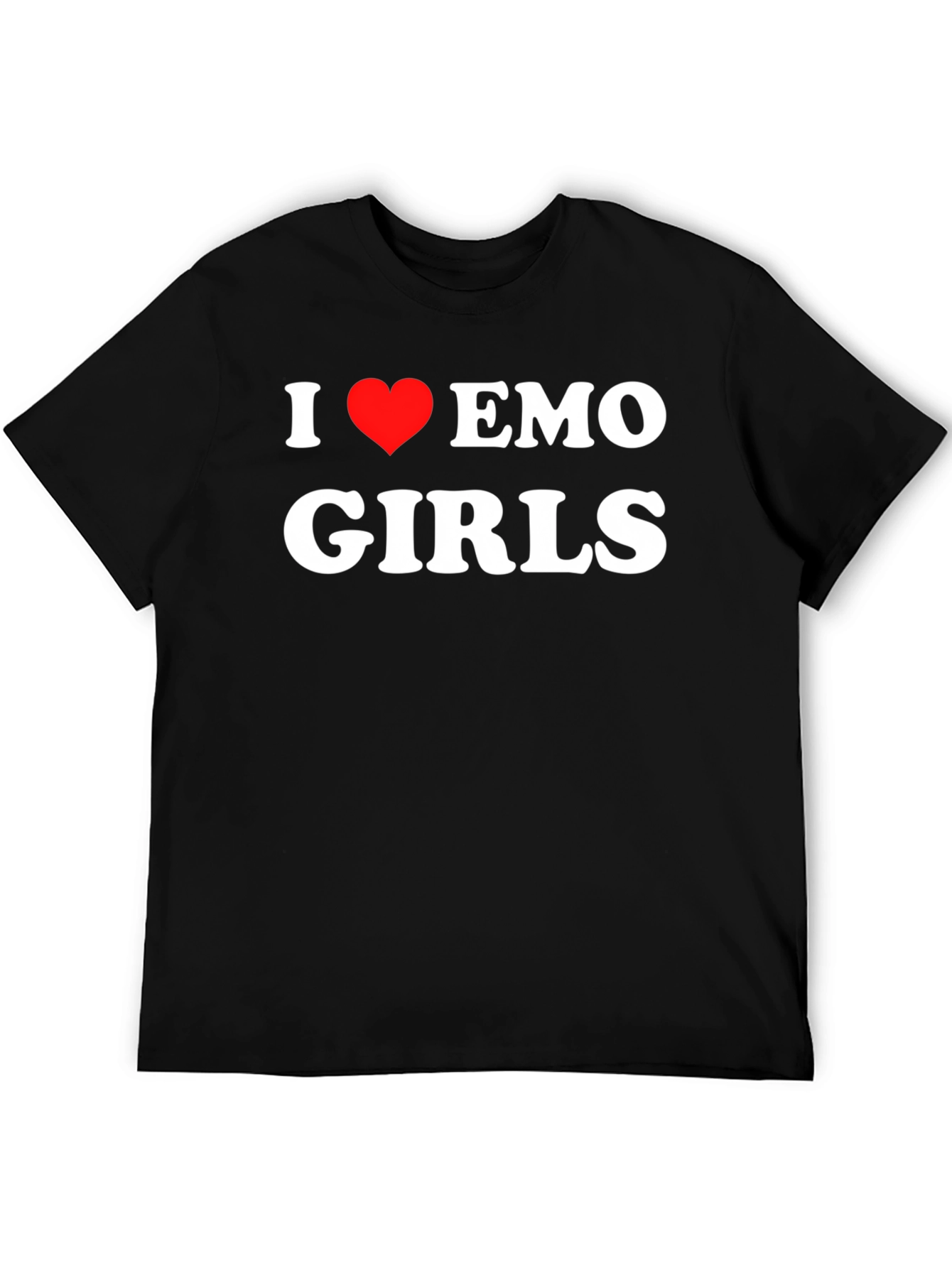 I Love Emo Girls T-Shirt - Bold Statement Tee