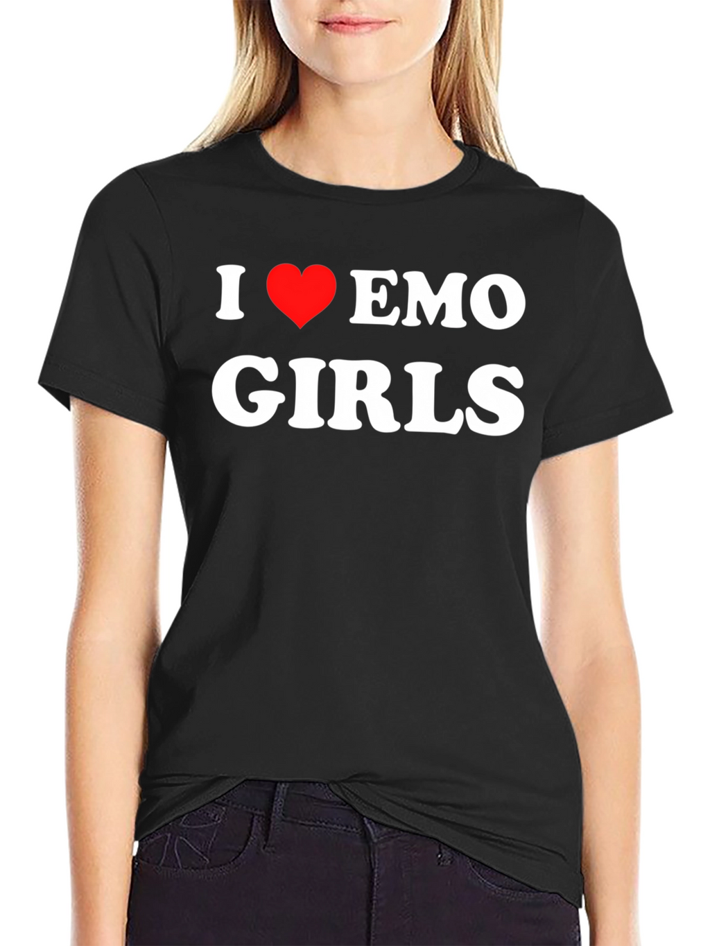 I Love Emo Girls T-Shirt - Bold Statement Tee