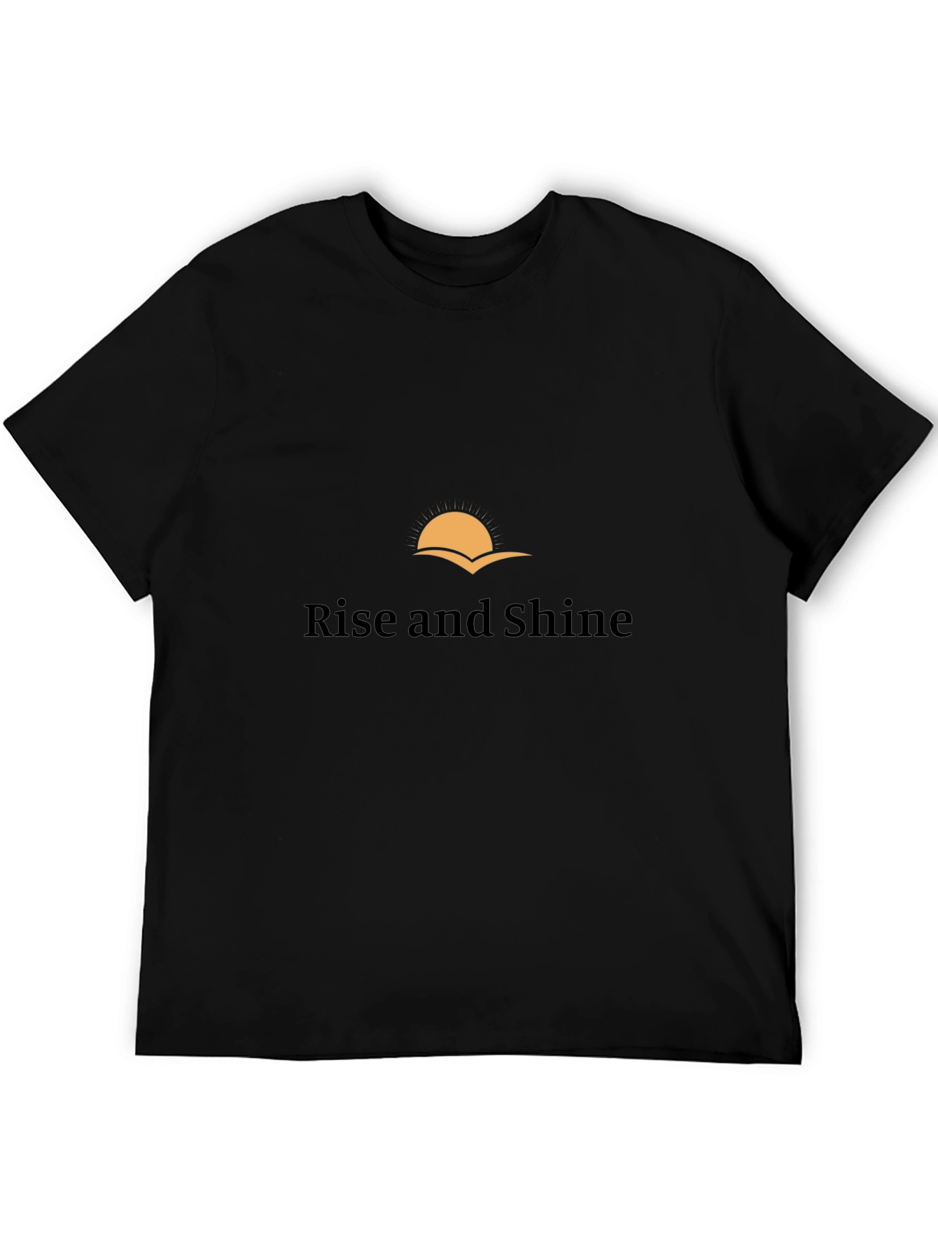 Rise and Shine Graphic Tee - Black