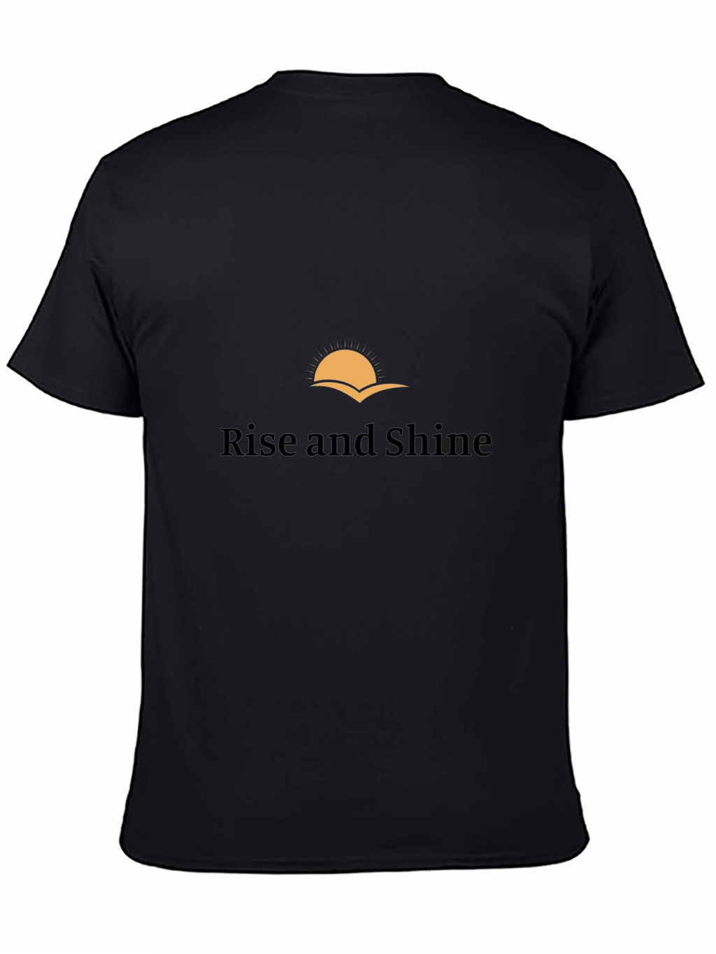 Rise and Shine Graphic Tee - Black
