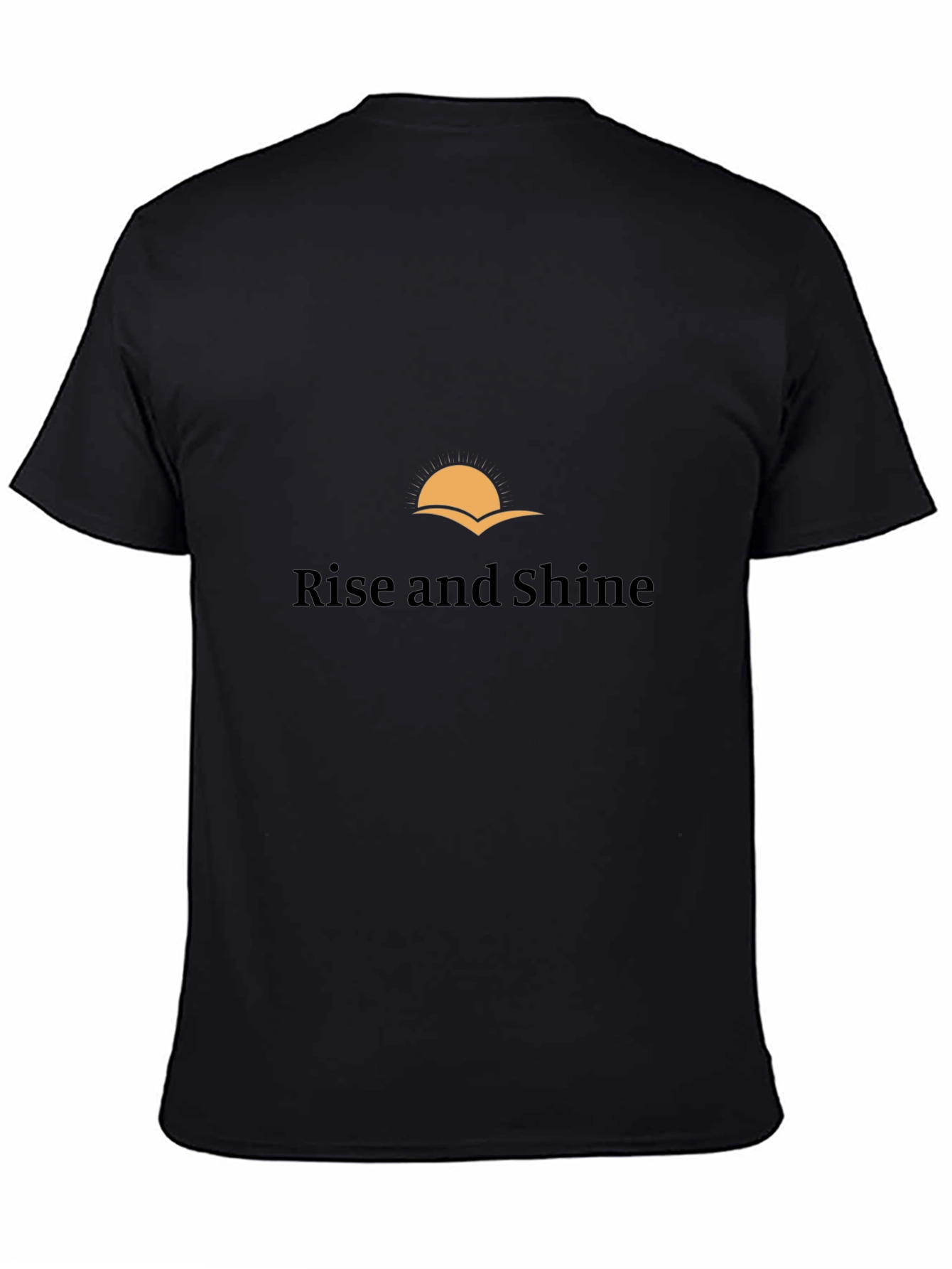 Rise and Shine Graphic Tee - Black