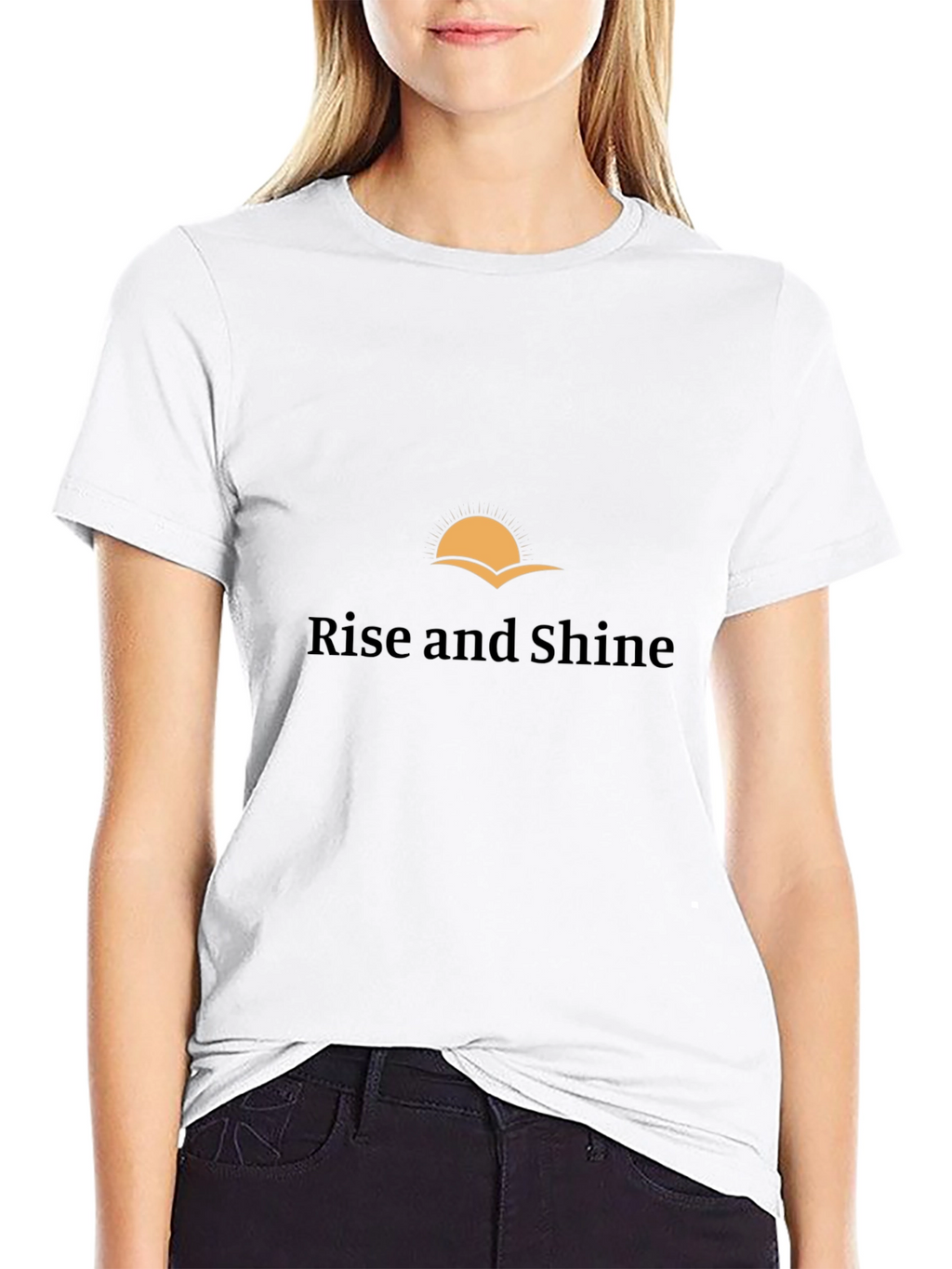 Rise and Shine Graphic Tee - Black