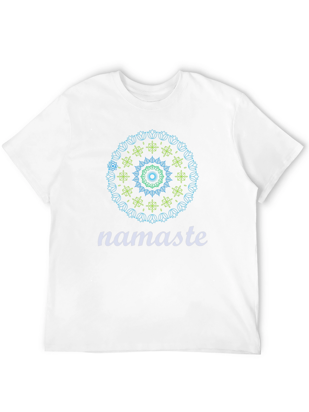 Namaste Mandala Graphic Tee - Black Yoga Shirt