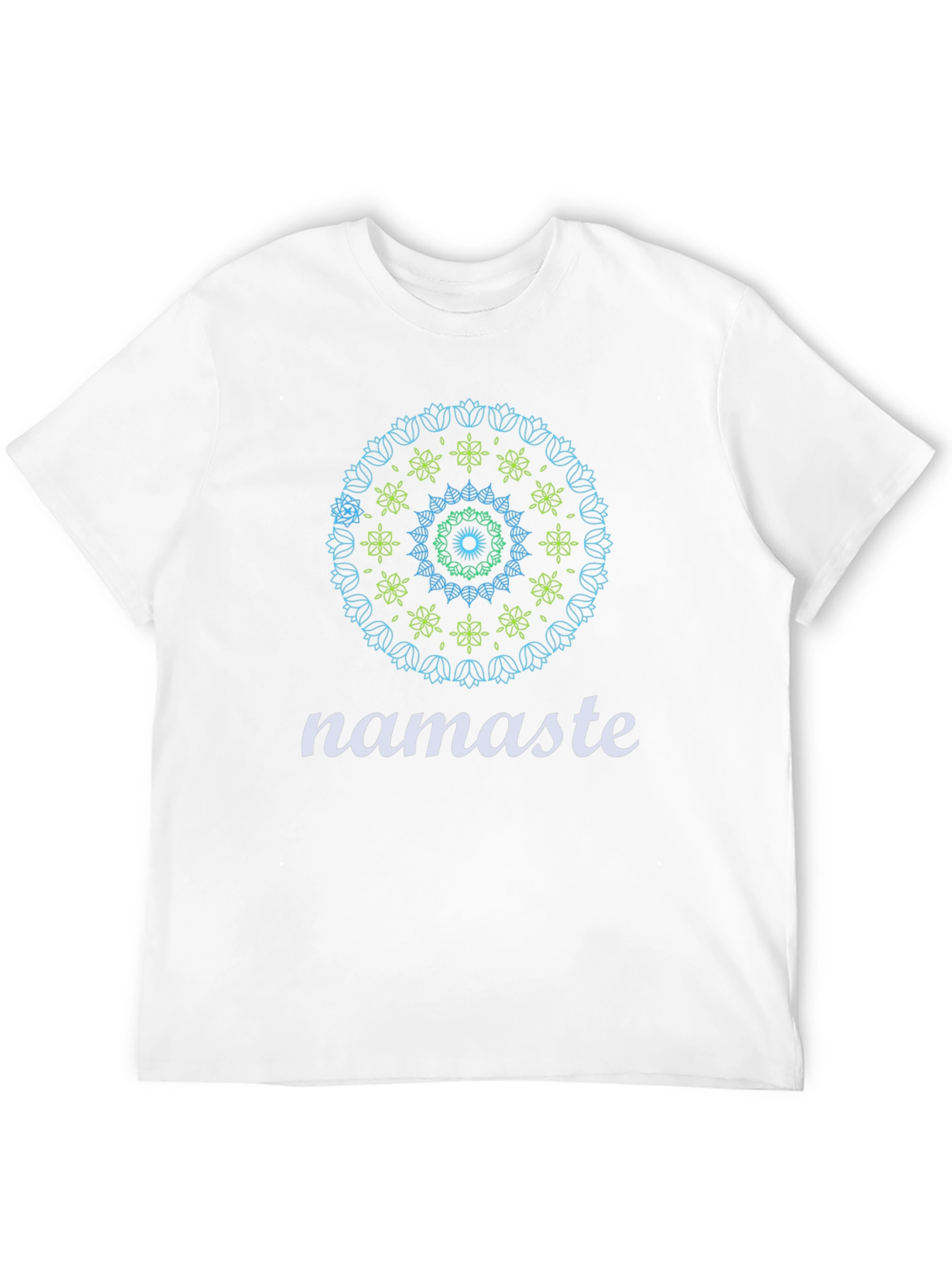 Namaste Mandala Graphic Tee - Black Yoga Shirt