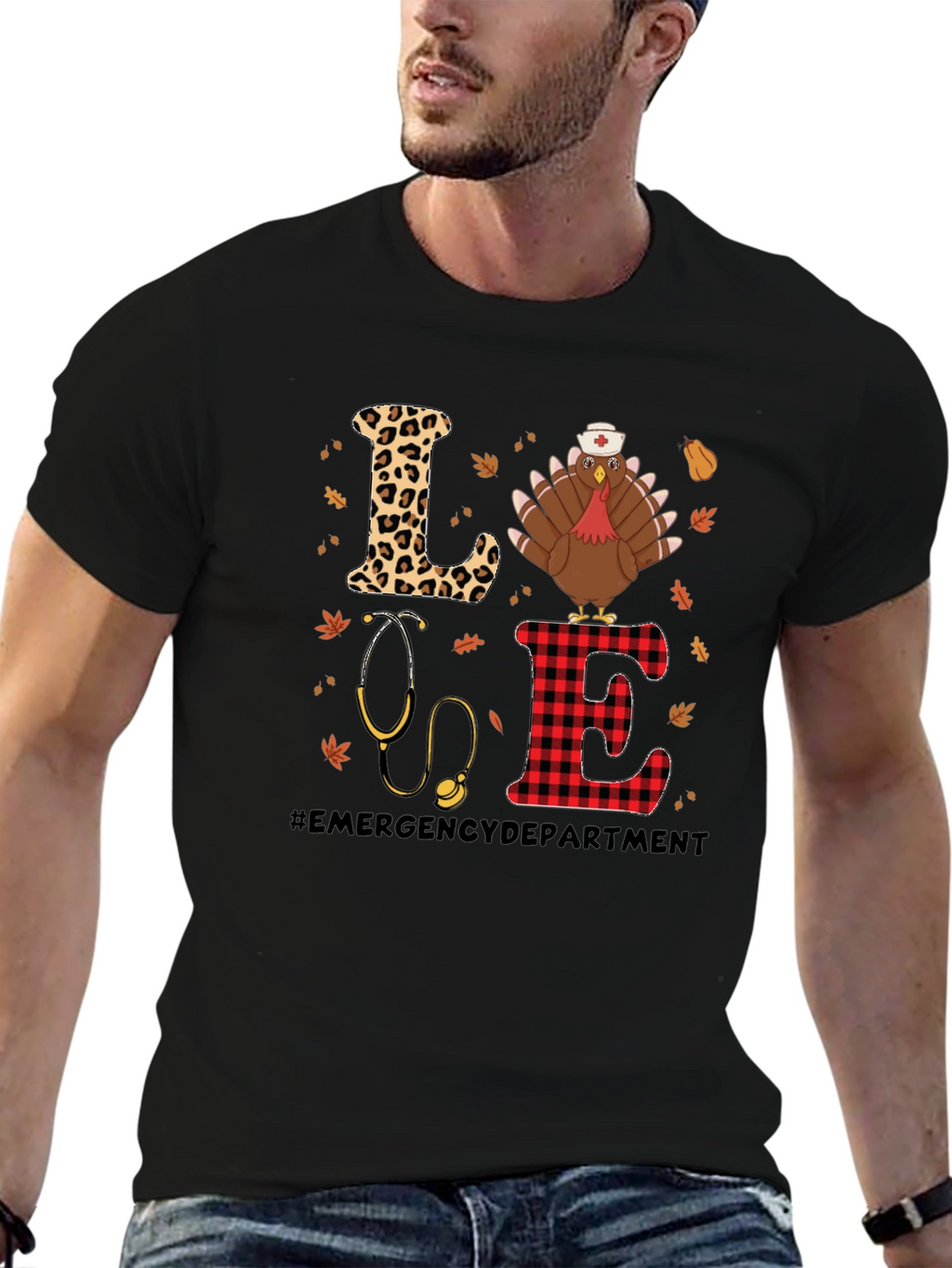 Emergency Dept. Turkey Nurse Thanksgiving T-Shirt