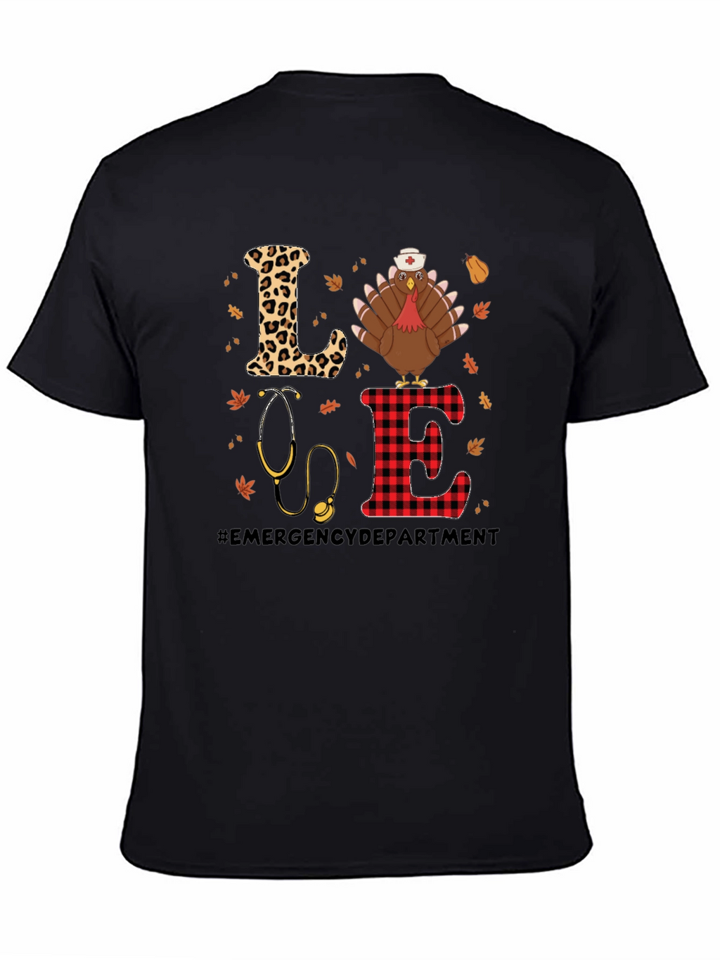 Emergency Dept. Turkey Nurse Thanksgiving T-Shirt