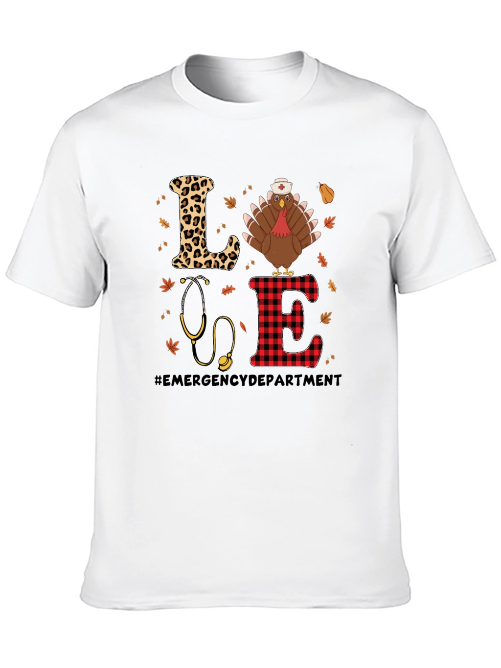 Emergency Dept. Turkey Nurse Thanksgiving T-Shirt