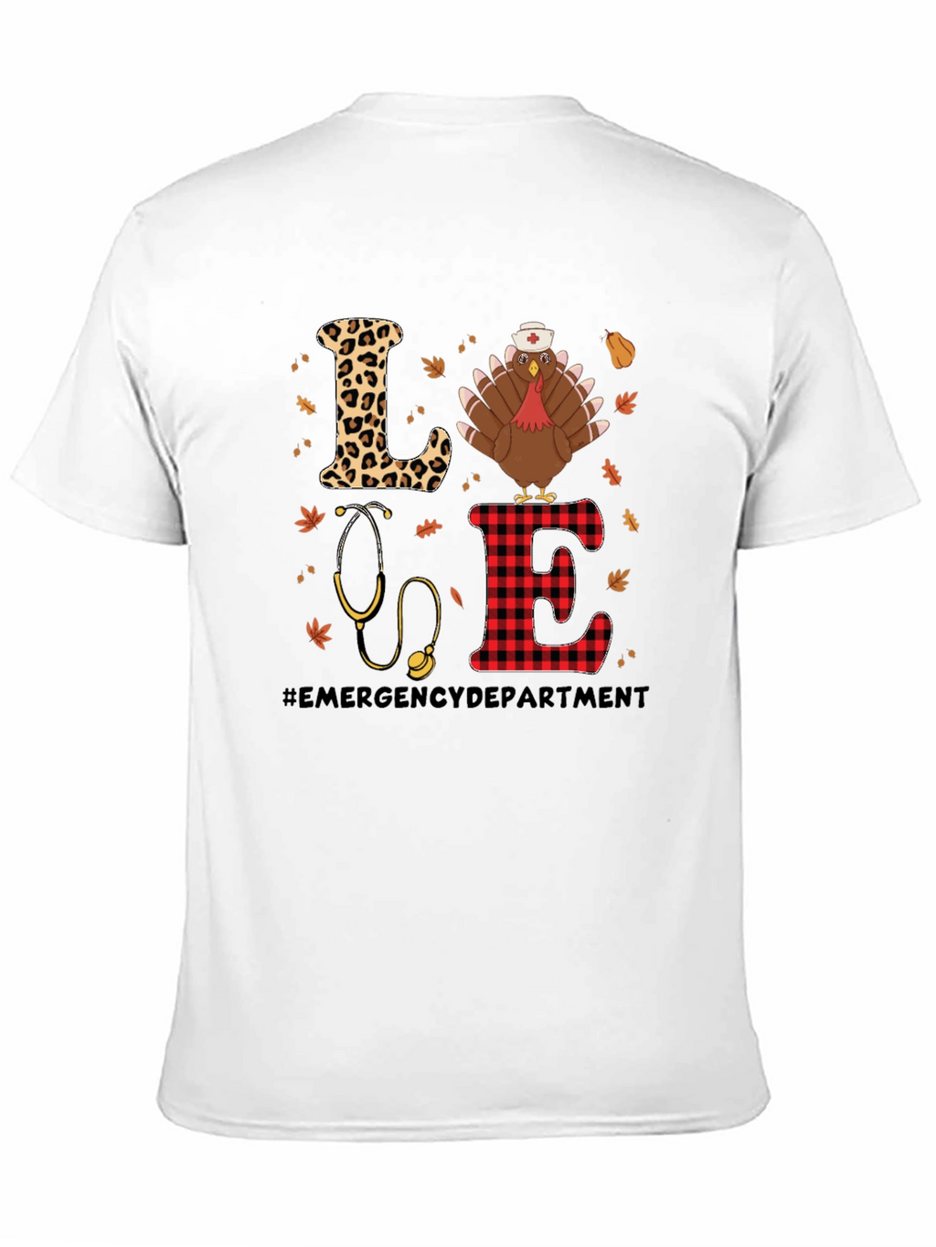 Emergency Dept. Turkey Nurse Thanksgiving T-Shirt