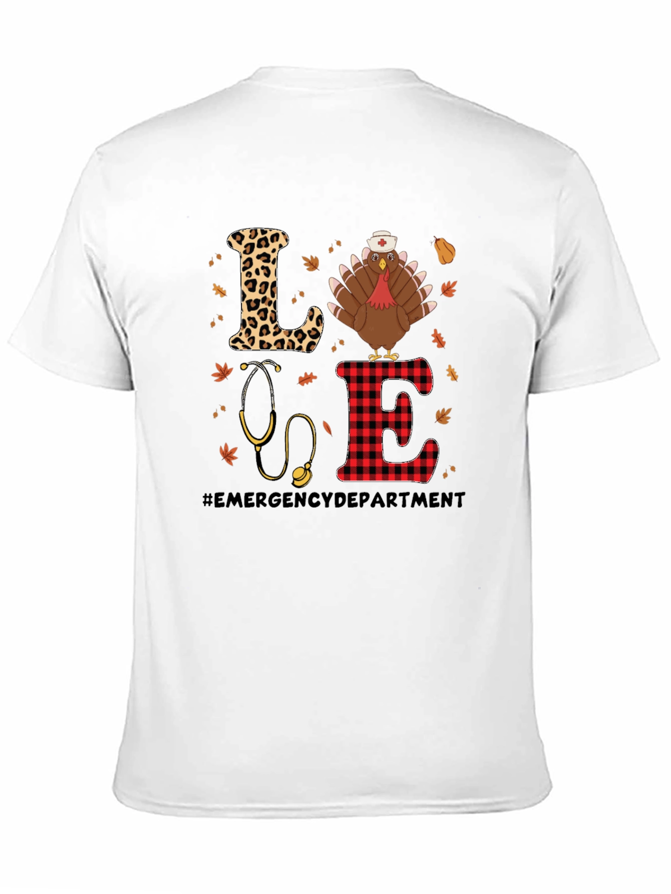 Emergency Dept. Turkey Nurse Thanksgiving T-Shirt