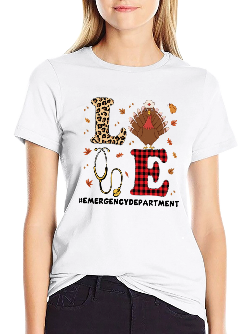 Emergency Dept. Turkey Nurse Thanksgiving T-Shirt