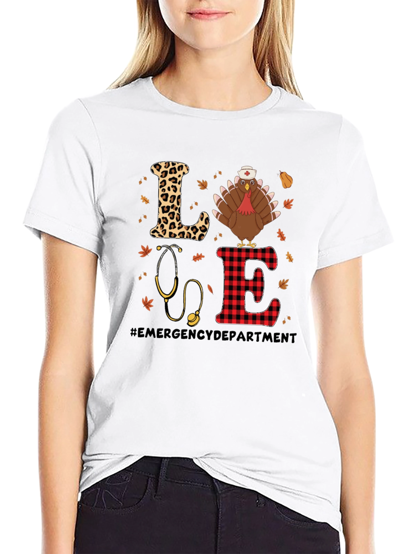 Emergency Dept. Turkey Nurse Thanksgiving T-Shirt