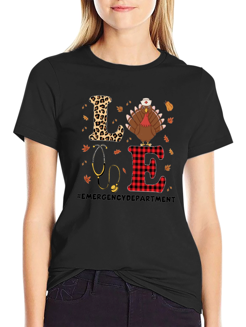 Emergency Dept. Turkey Nurse Thanksgiving T-Shirt