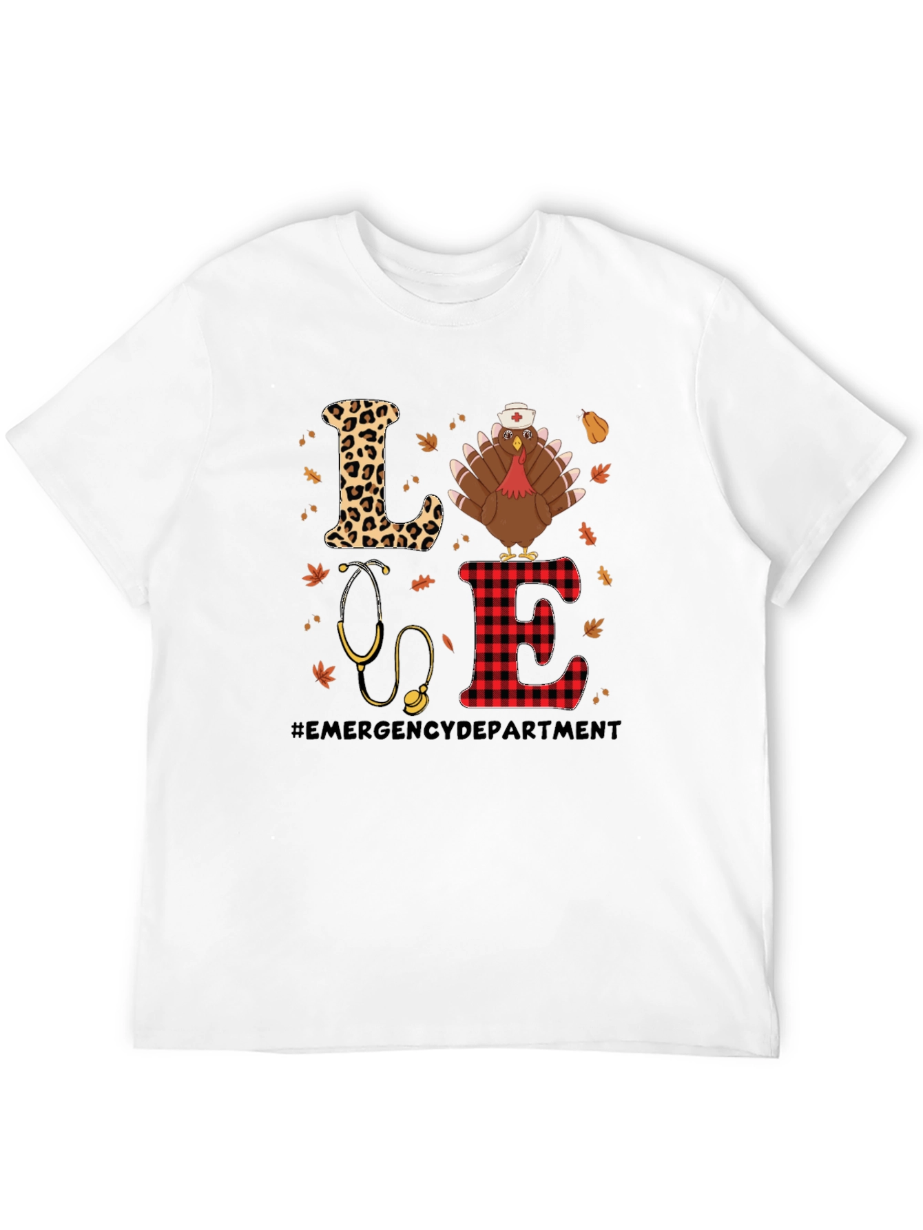 Emergency Dept. Turkey Nurse Thanksgiving T-Shirt