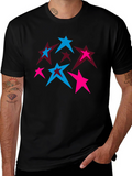 Star Graphic T-Shirt - Trendy Casual Wear