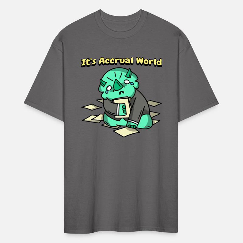 It’s Accrual World Funny Dinosaur in Suit