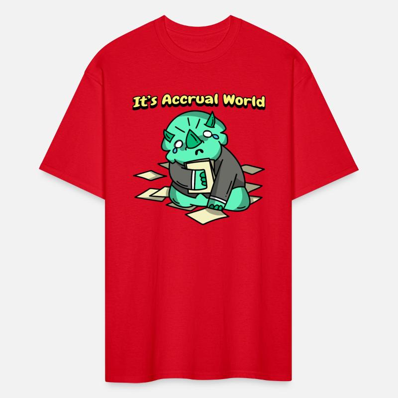 It’s Accrual World Funny Dinosaur in Suit
