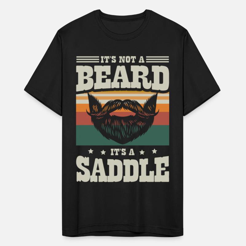 It's Not A Beard It's A Saddle Bearded Guy