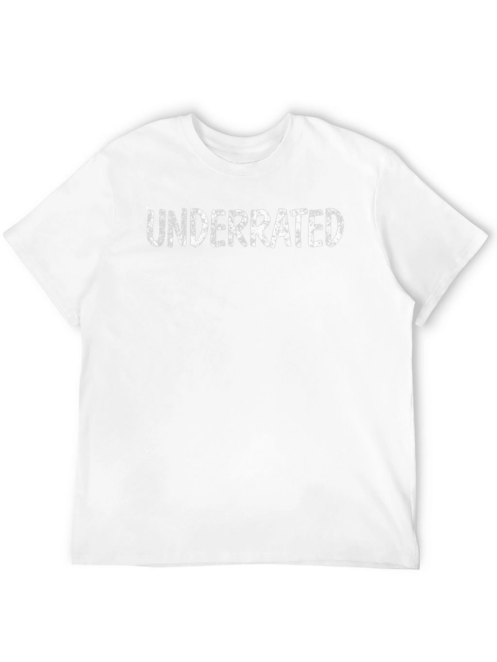 Underrated Graphic Print Black T-Shirt
