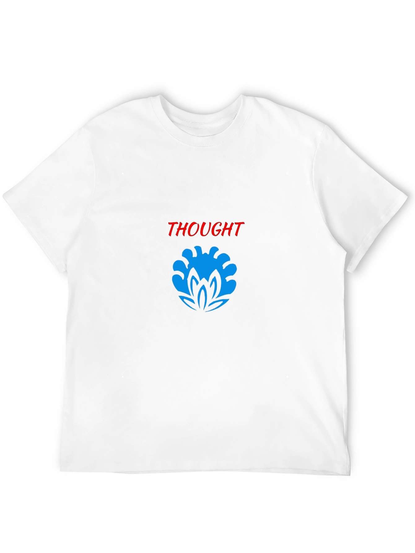 Thought Graphic Black T-Shirt - Modern Stylish Tee