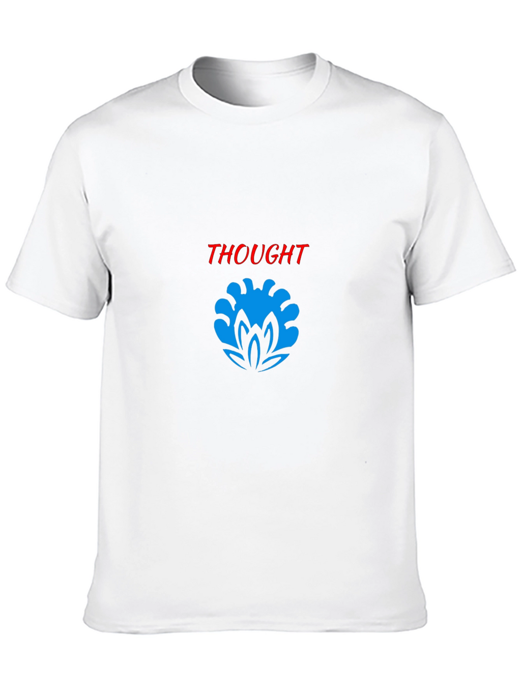 Thought Graphic Black T-Shirt - Modern Stylish Tee
